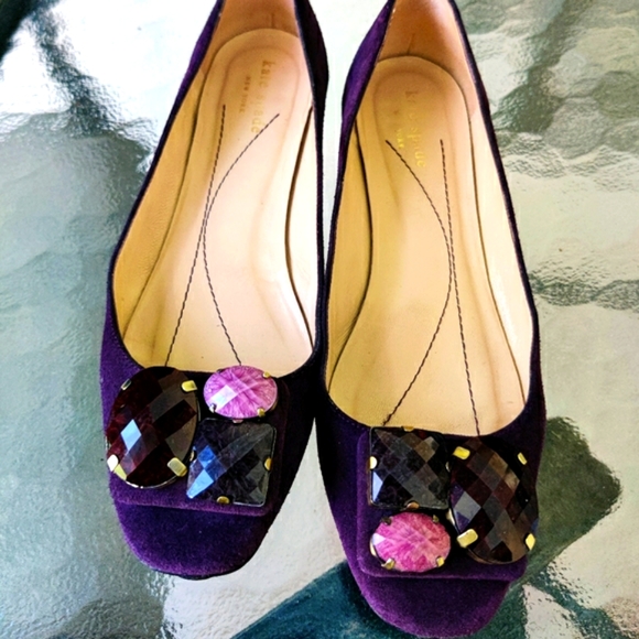 kate spade Shoes - Kate Spade Neely jeweled flats